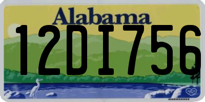 AL license plate 12DI756