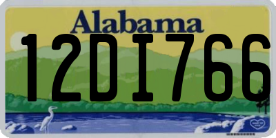 AL license plate 12DI766