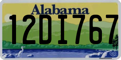AL license plate 12DI767