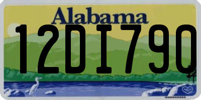 AL license plate 12DI790