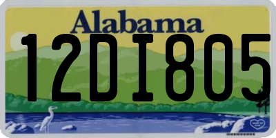 AL license plate 12DI805