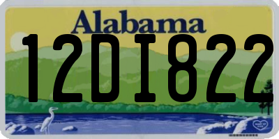 AL license plate 12DI822
