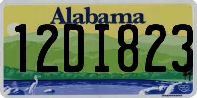 AL license plate 12DI823