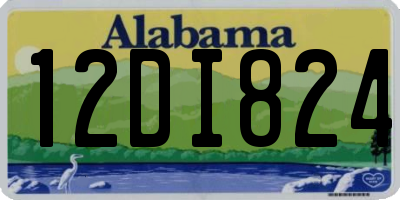AL license plate 12DI824