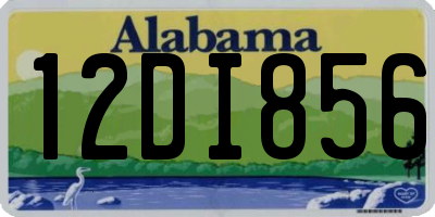 AL license plate 12DI856