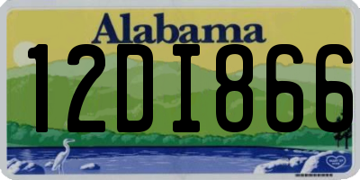 AL license plate 12DI866