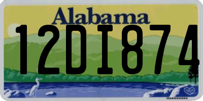 AL license plate 12DI874