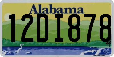 AL license plate 12DI878