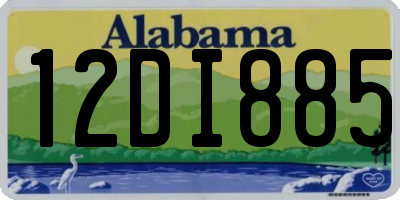 AL license plate 12DI885