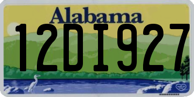 AL license plate 12DI927