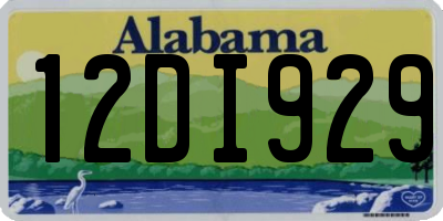 AL license plate 12DI929