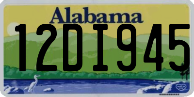 AL license plate 12DI945