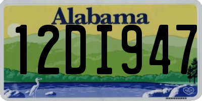 AL license plate 12DI947