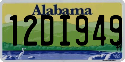 AL license plate 12DI949