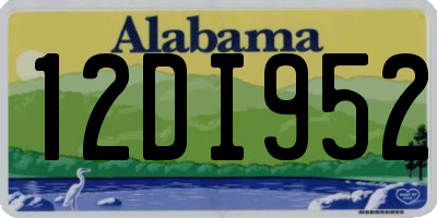AL license plate 12DI952