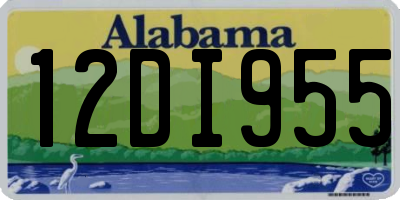 AL license plate 12DI955