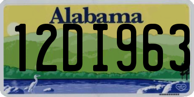 AL license plate 12DI963