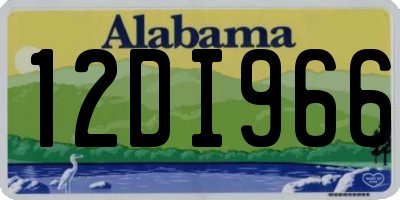 AL license plate 12DI966
