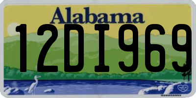 AL license plate 12DI969