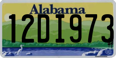 AL license plate 12DI973