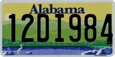 AL license plate 12DI984