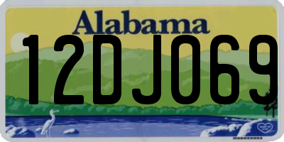 AL license plate 12DJ069