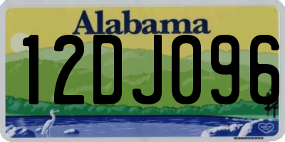 AL license plate 12DJ096