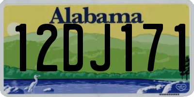 AL license plate 12DJ171