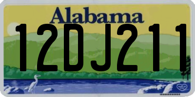 AL license plate 12DJ211