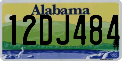 AL license plate 12DJ484