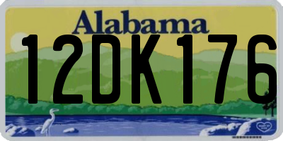 AL license plate 12DK176