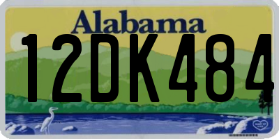 AL license plate 12DK484