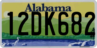 AL license plate 12DK682