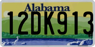 AL license plate 12DK913