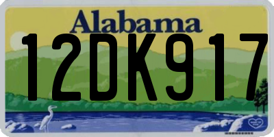 AL license plate 12DK917