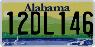 AL license plate 12DL146