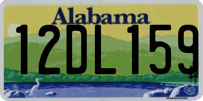 AL license plate 12DL159