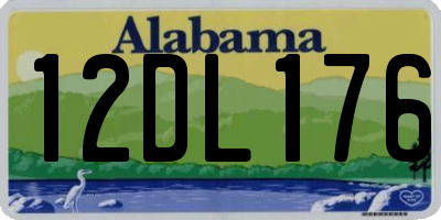 AL license plate 12DL176