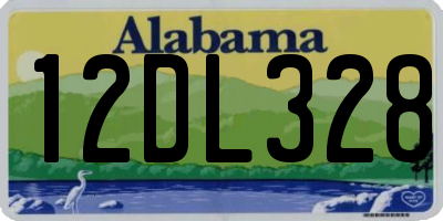 AL license plate 12DL328
