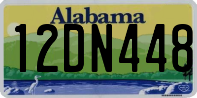 AL license plate 12DN448