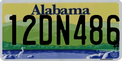 AL license plate 12DN486