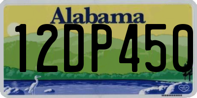 AL license plate 12DP450