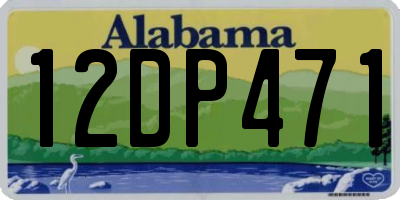 AL license plate 12DP471