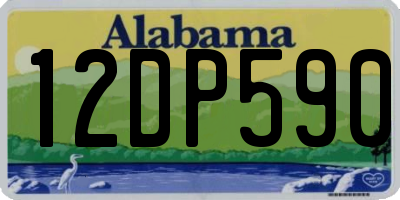 AL license plate 12DP590