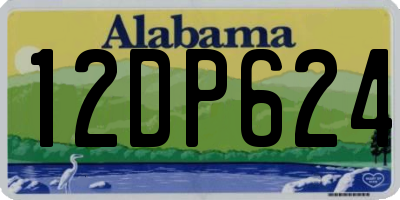 AL license plate 12DP624