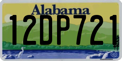 AL license plate 12DP721
