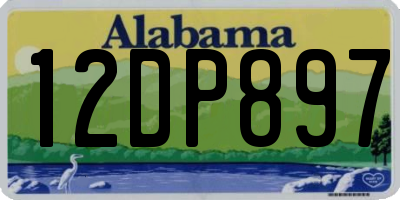 AL license plate 12DP897
