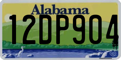 AL license plate 12DP904