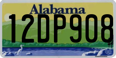 AL license plate 12DP908