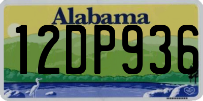 AL license plate 12DP936